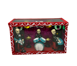 Calaveras en caja Banda de Rock