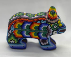 Toro en arte Huichol