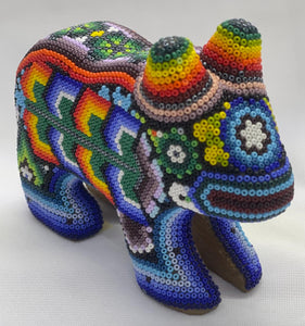 Toro en arte Huichol